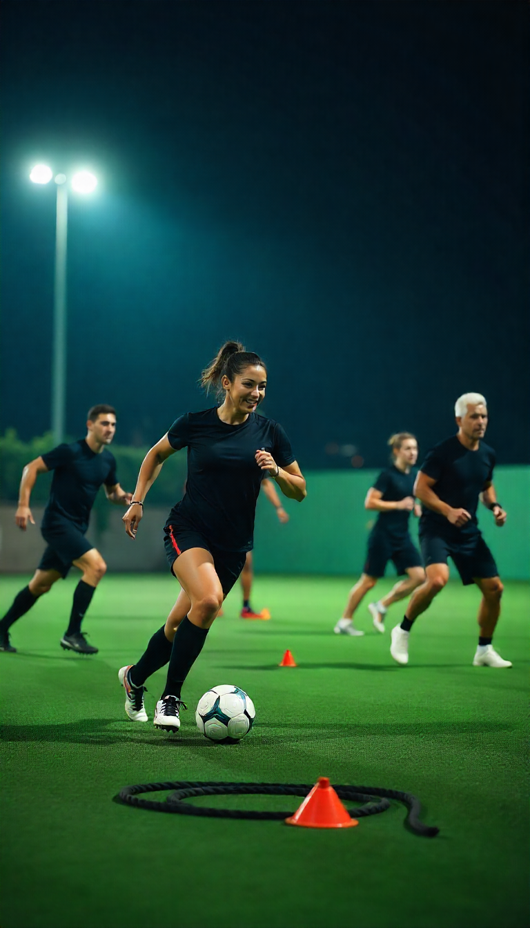 Grupo de treino diverso